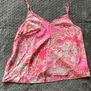 Lilly Pulitzer 100% silk camisole